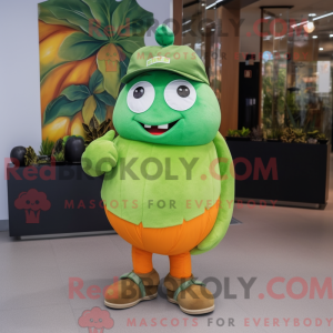 Olive Pumpkin maskot kostym...
