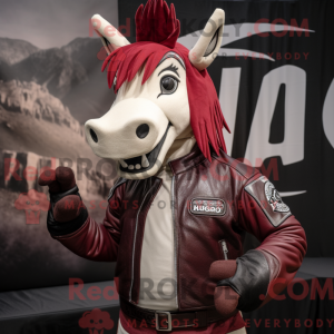 Maroon Quagga mascot...