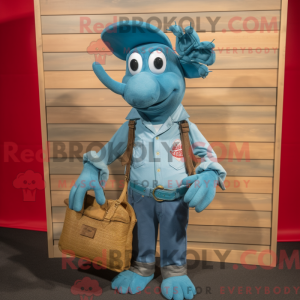 Disfraz de mascota Cyan...
