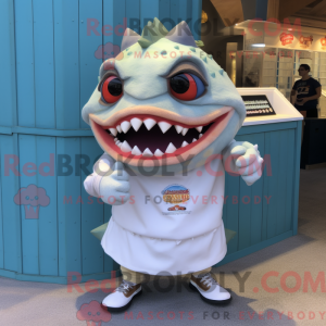 Costume mascotte de Piranha...