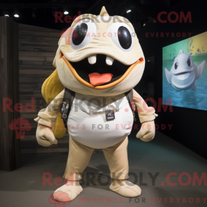 Costume mascotte de Piranha...
