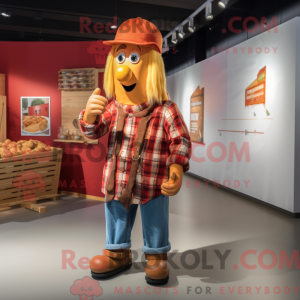 Currywurst maskot kostume...