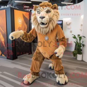 Smilodon maskot kostume...