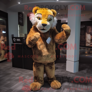 Smilodon-maskotdraktfigur...