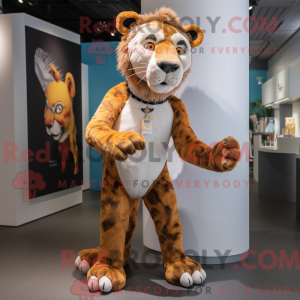 Smilodon-maskotdraktfigur...