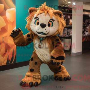 Smilodon-maskotdraktfigur...