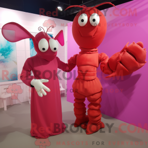 Disfraz de mascota Magenta...