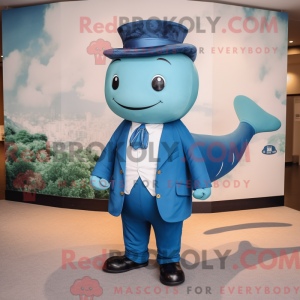 Personaggio mascotte balena...