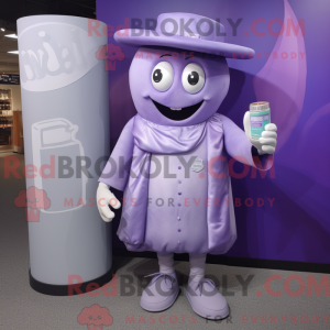 Lavendel Soda Can maskot...