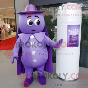 Lavendel Soda dåse maskot...
