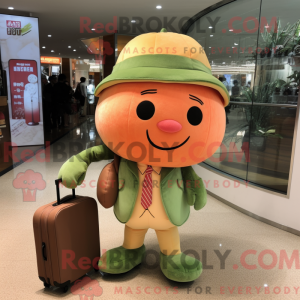 Peach Melon mascottekostuum...