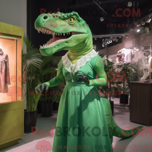 Grønn T Rex máscara de...