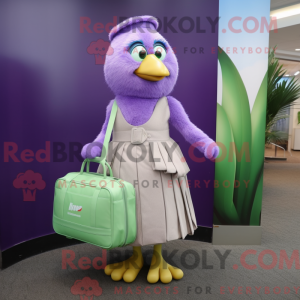 Lavender Kiwi Maskottchen...