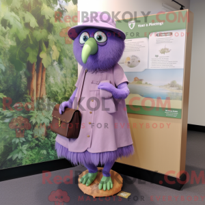 Lavender Kiwi mascot...