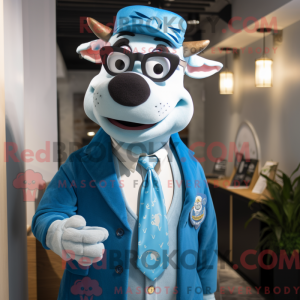 Sky Blue Jersey Cow...
