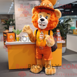 Costume mascotte de Lion...