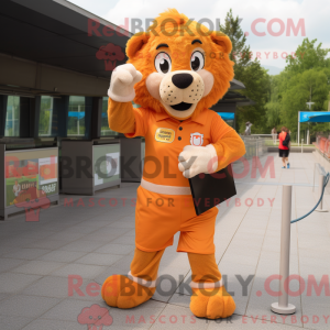Costume mascotte de Lion...