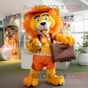Costume mascotte de Lion...