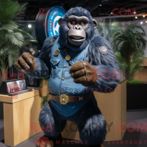 Máscara Navy Gorilla com...