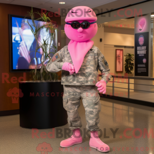 Roze mascottekostuum van...