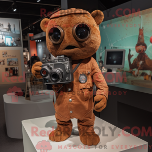 Rust Camera Maskot Drakt...