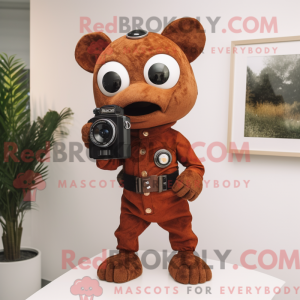 Rust Camera Maskot Drakt...