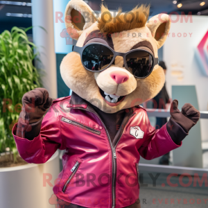 Disfraz de mascota Magenta...