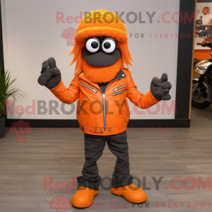 Orange Paella maskot...