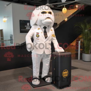 Witte Chief mascottekostuum...
