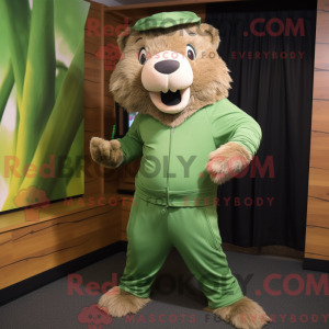 Costume mascotte de castor...