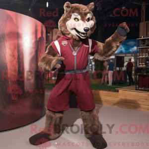Costume de mascotte de loup...