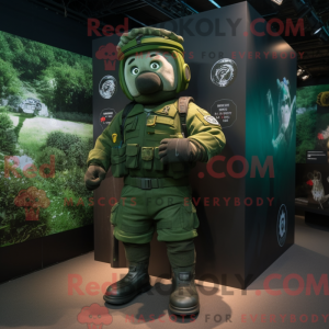 Costume mascotte Commando...