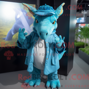 Cyaan Triceratops...