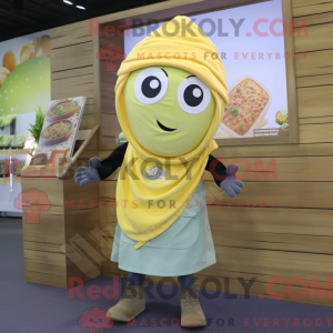 Disfraz de mascota de pasta...