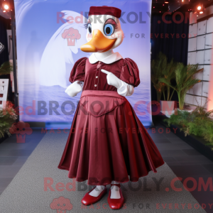 Maroon Swan Maskottchen...