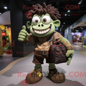 Brun Frankenstein maskot...
