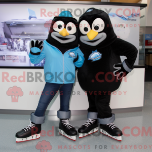 Black Pair Of Ice Skates...