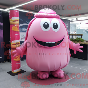 Postava maskota Pink...