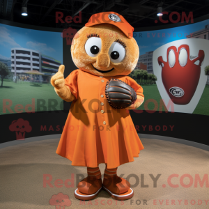 Rust Baseball Glove maskot...