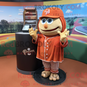 Rust Baseball Glove maskot...