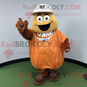 Rust Baseball Glove maskot...
