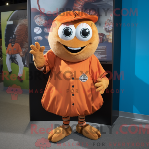 Rust Baseball Glove maskot...