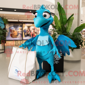 Cyan Dimorphodon máscara...