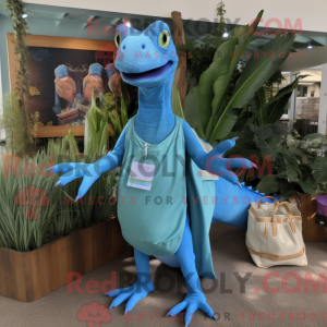 Cyaan Dimorphodon mascotte...