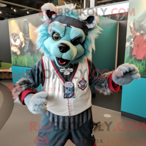 Postava maskota Teal Hyena...
