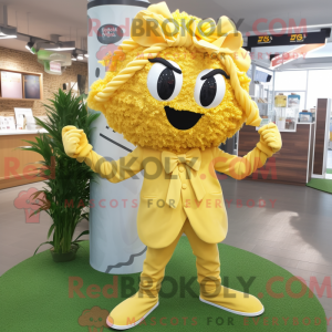 Yellow Pesto Pasta mascot...