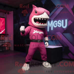 Disfraz de mascota Magenta...