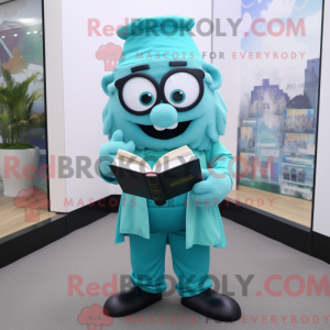 Cyan Pho maskot kostyme...
