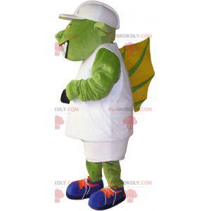 Grön främmande främmande maskot - Redbrokoly.com