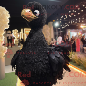 Máscara de frango preto com...